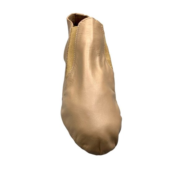 So Danca Jazz Dance Shoes Split Sole Ankle Gore Bootie Jaden Caramel 11 Stretch - Picture 2 of 7